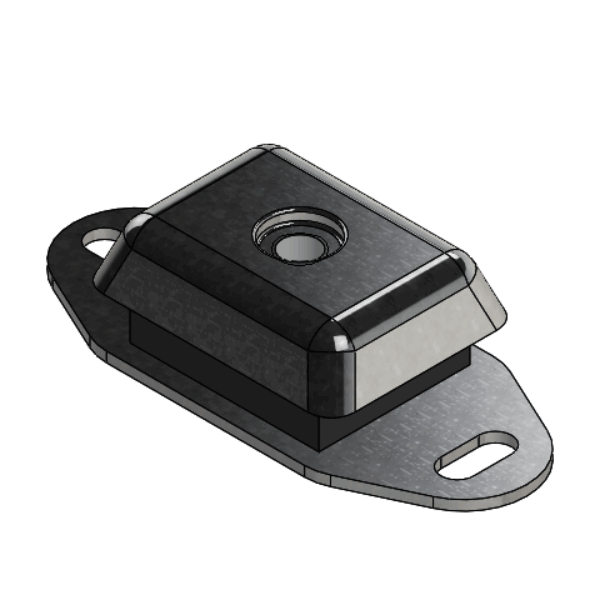 Vibration Damper H=45 mm - With Load