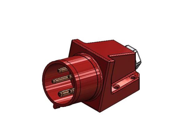 CEE PLUG 32-AMP/5P MALE WALL MOUNTED FASE-EX.