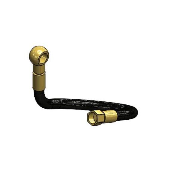 ENGINE OIL DRAIN HOSE 340 mm 1/2 inch BANJO 22 mm