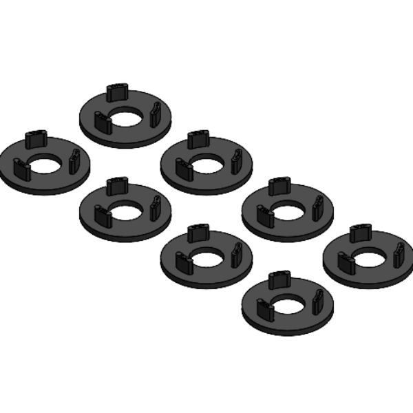 VALVE RUBBER SET IP-175 (8x)