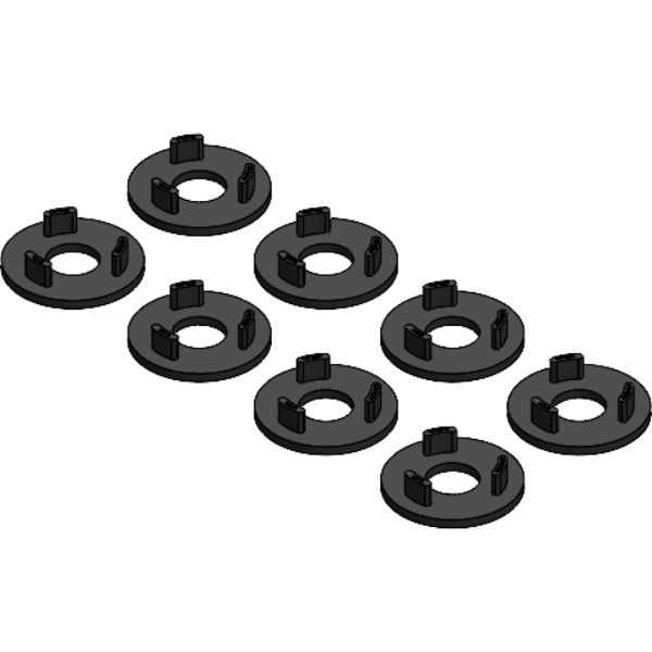 VALVE RUBBER SET IP-175 (8x)