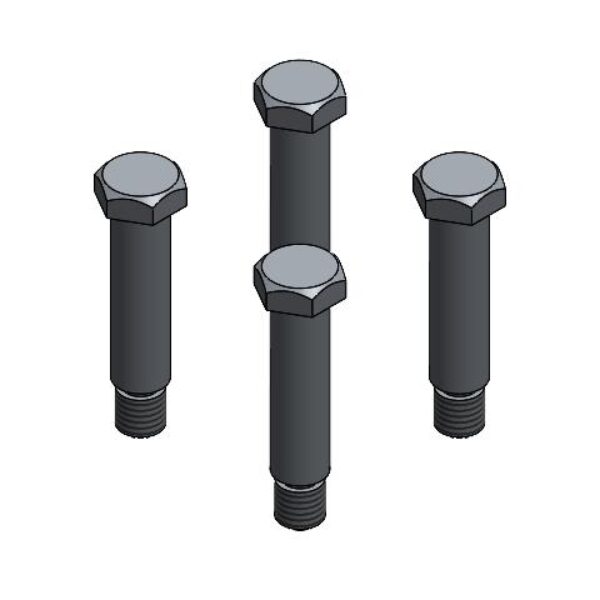 VALVE STAM GUIDE SCREW SET IP-130 (4x)