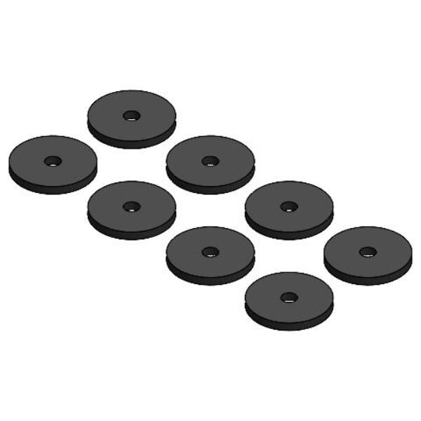 VALVE RUBBER SET IP-130 (8x)