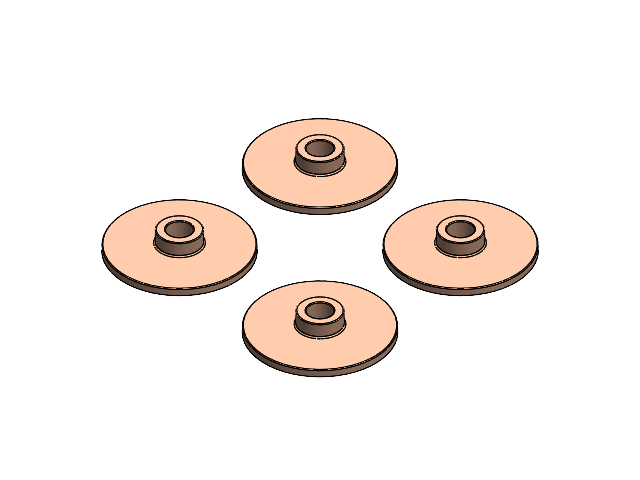 VALVE WEIGHT SET IP-130 (4x)