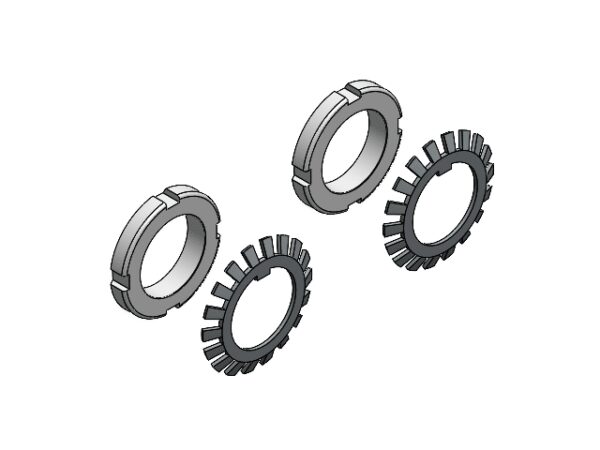 DM-40 LOCK NUT + WASHER SET
