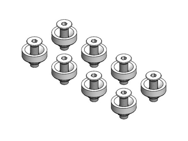 DM-40 VALVE HOLDERS SET (8x)