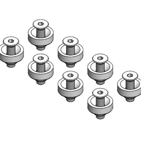DM-40 VALVE HOLDERS SET (8x)