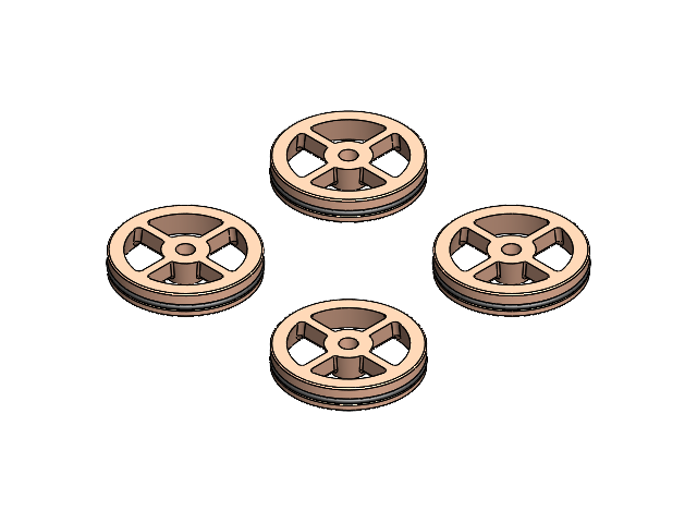 DISCHARGE VALVE SET IP-130 (4x)