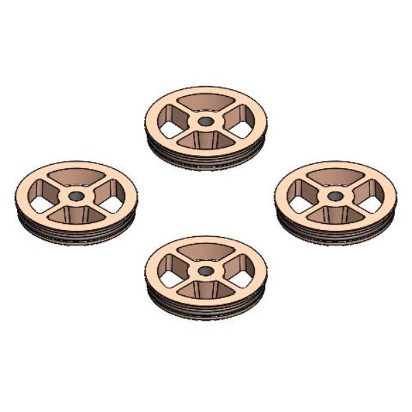 SUCTION VALVE SEAT SET IP-130 (4x)