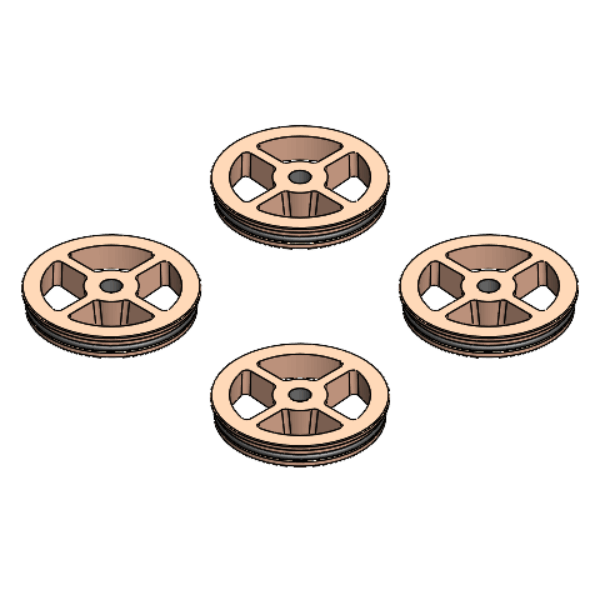 SUCTION VALVE SEAT SET IP-130 (4x)