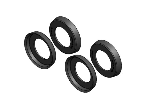 PISTON COLLAR RUBBER SET IP-130 (4x)