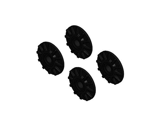 PISTON BODY SET IP-175 (4x)