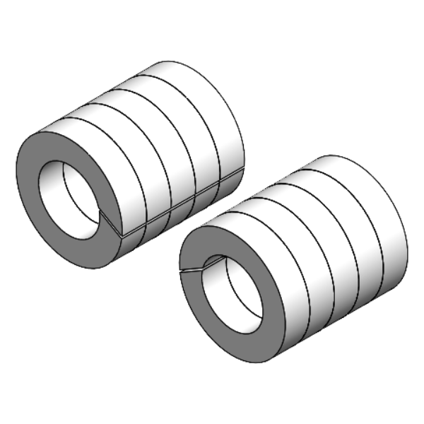 GLAND PACKING SET 12mm (PTFE) - 10 RINGS