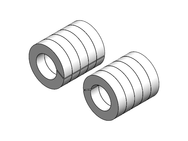 GLAND PACKING SET 12mm (PTFE) - 10 RINGS