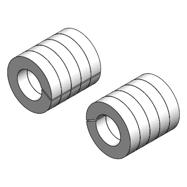 GLAND PACKING SET IP-130 10mm (PTFE) - 10 RINGS