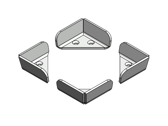 CANOPY STACK CORNER SET (4x)