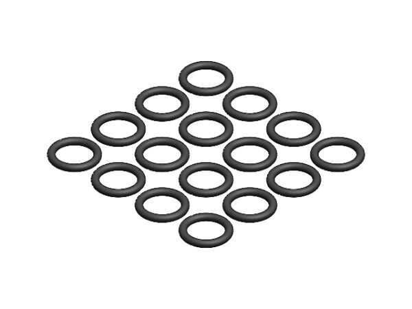 O-RING SET (16 x) STEM GUIDE SCREW