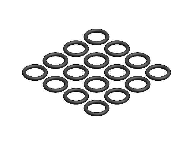 O-RING SET (16 x) STEM GUIDE SCREW