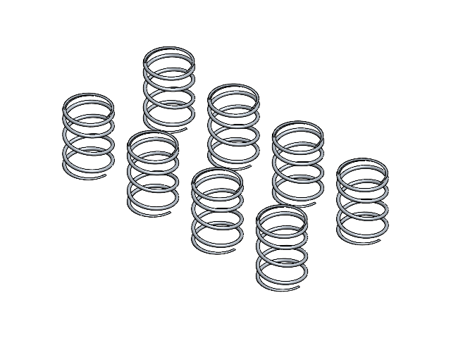 VALVE SPRING SS 3 mm L=65 SET (8x)