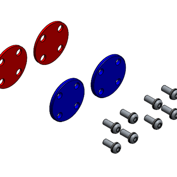 BEARING COVERS WITH GASKETS NRV 100-4 / 150-6 SET (2X)