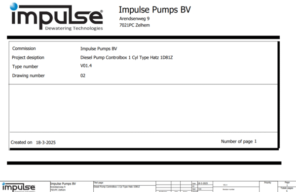 V01.4_02 Diesel Pump Controlbox 1 Cyl Type Hatz 1D81Z - Wiring Diagram