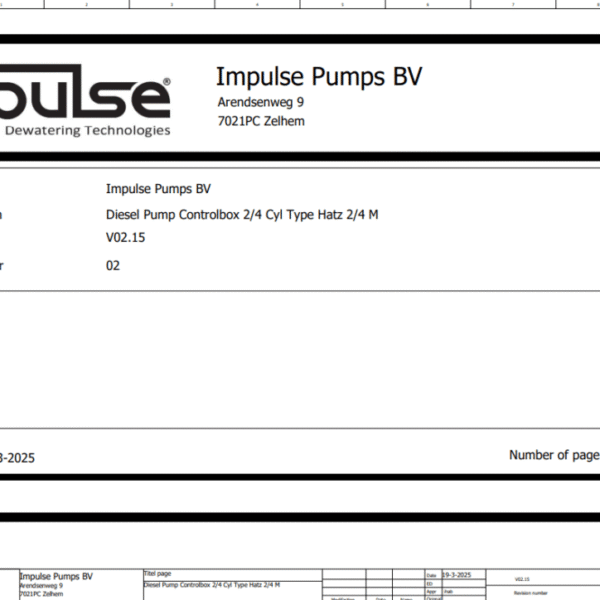 V02.15 02 Diesel Pump Controlbox 2/4 Cyl Type Hatz 2/4 M- Wiring Diagram