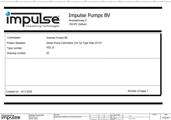 V02.15 02 Diesel Pump Controlbox 2/4 Cyl Type Hatz 2/4 M- Wiring Diagram
