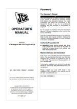 JCB Stage-V 448 Elec Engine 4 Cyl