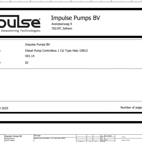 V01.14_02 Diesel Pump Controlbox 1 Cyl Type Hatz 1D81Z - Wiring Diagram