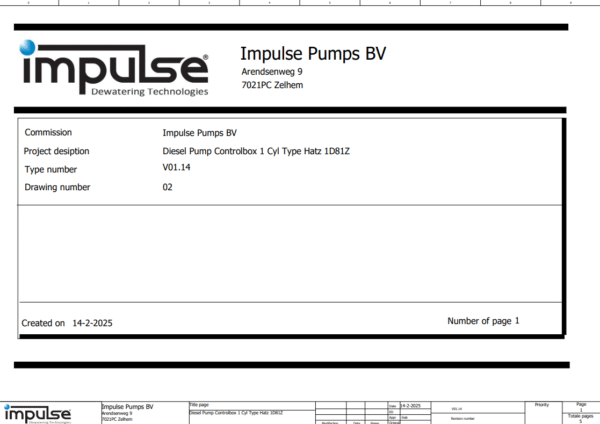 V01.14_02 Diesel Pump Controlbox 1 Cyl Type Hatz 1D81Z - Wiring Diagram