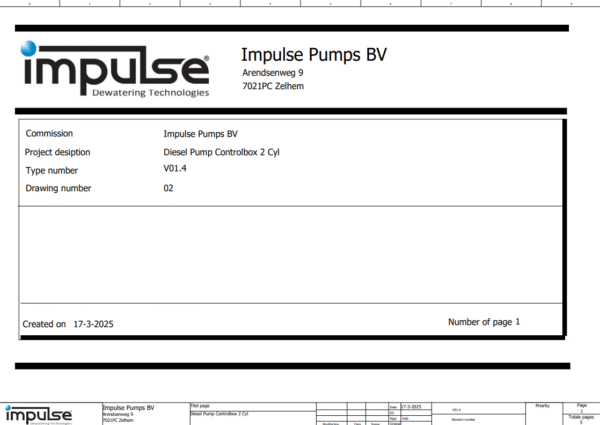 V01.4_02 Diesel Pump Controlbox 2 Cyl - Wiring Diagram