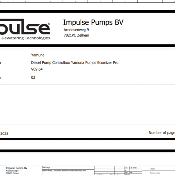 V09.64_02 Diesel Pump Controlbox Yamuna Pumps Ecomizer Pro - Wiring Diagram