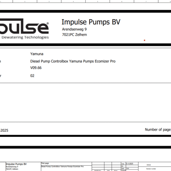 V09.66_02 Diesel Pump Controlbox Yamuna Pumps Ecomizer Pro - Wiring Diagram