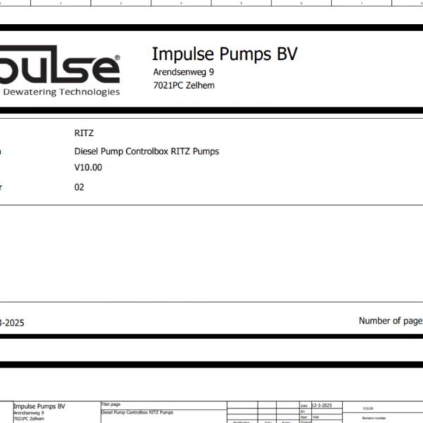 V10.00_02 Diesel Pump Controlbox RITZ Pumps - Wiring Diagram